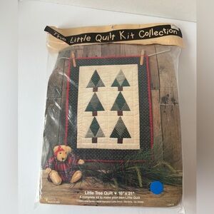 Vintage Little Tree Quilt Kit Collection 16” x 21”